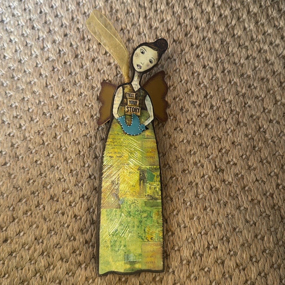 Kelly Rae Roberts Tell Your Story Angel Decorative Girlie. Can hang on a wall